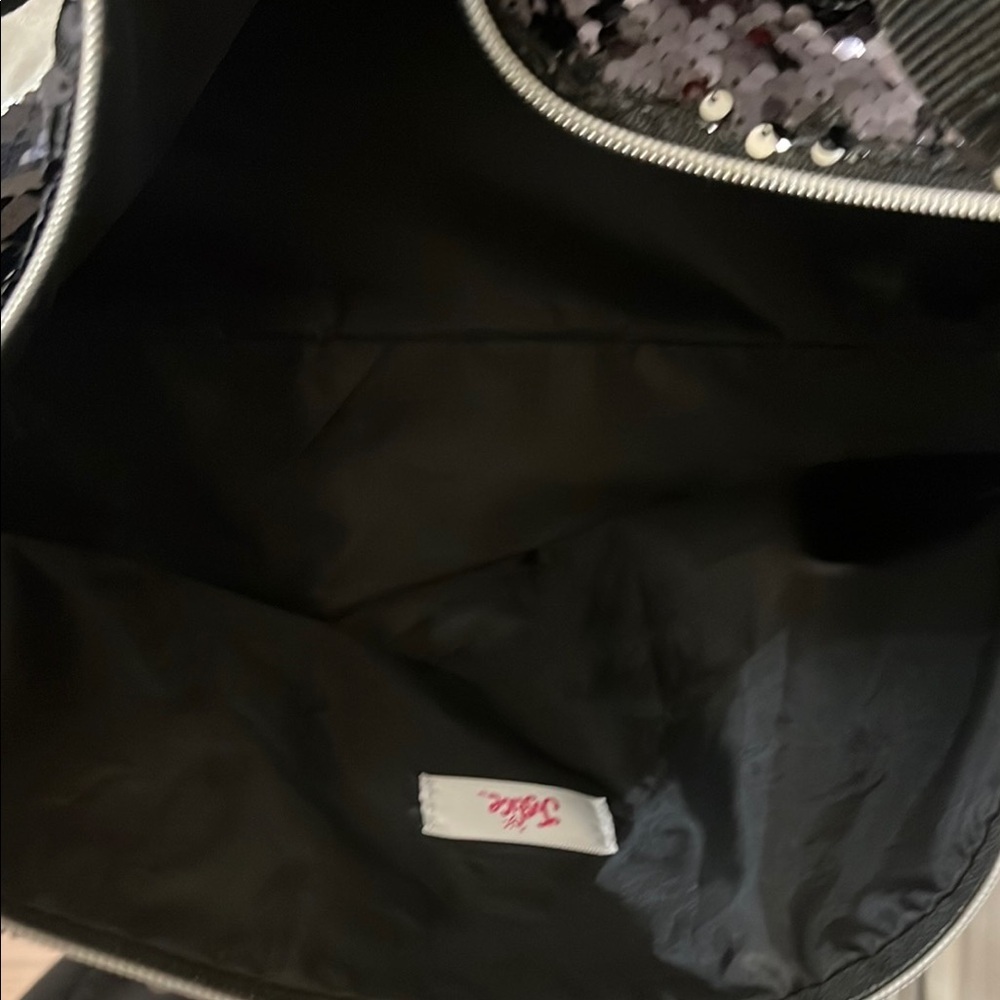 Justice Silver and Black Kids Swim Bag - Picture 3 of 3